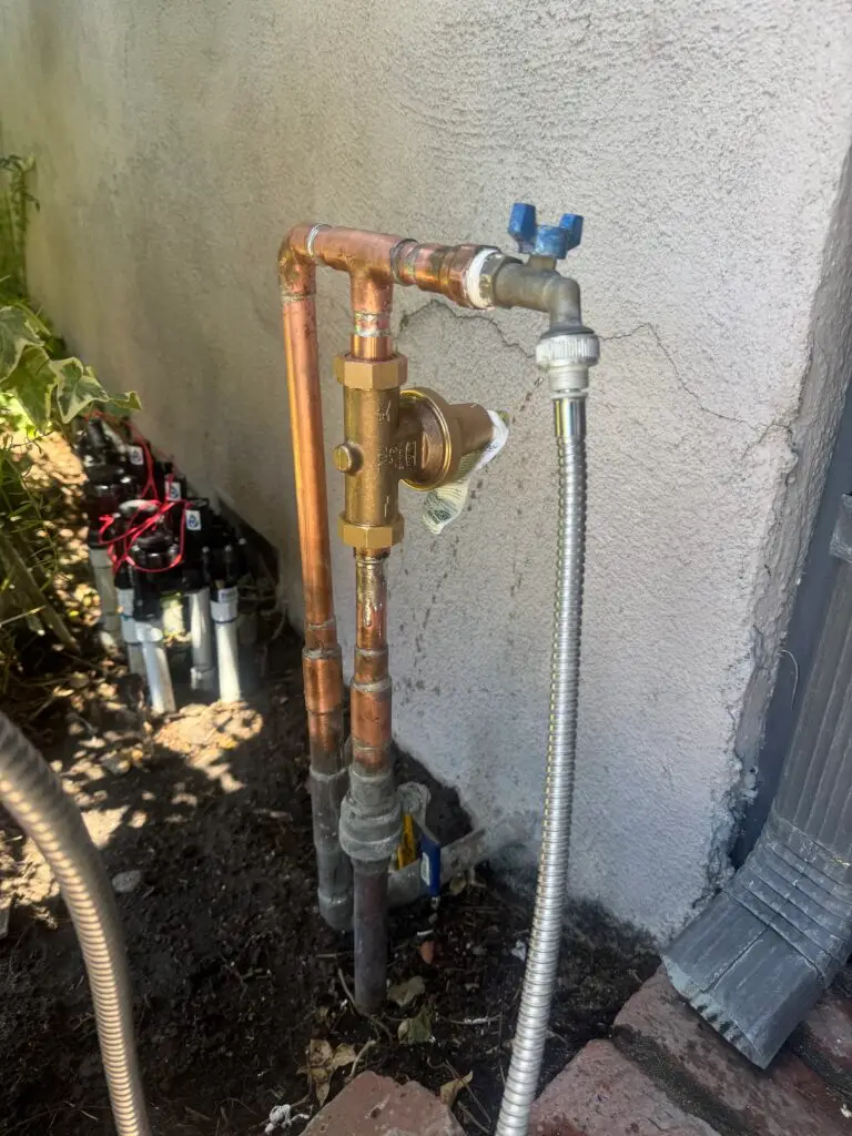 Pressure Relief Valve Installation in Whittier — main water supply pressure