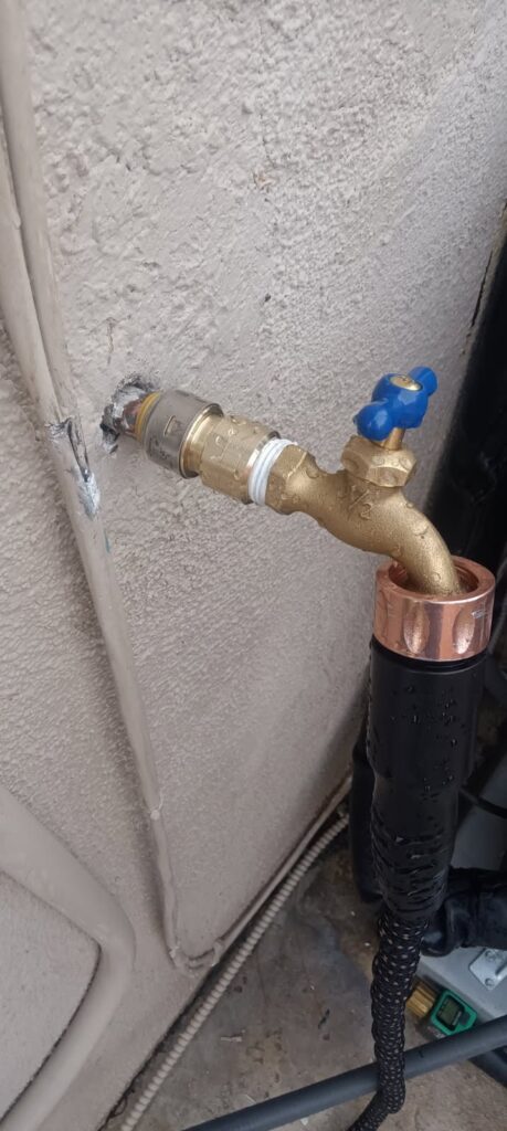 Exterior Spigot Repair in Whittier — copper pipe repair